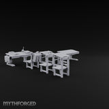 Class Dismissed, Chalk Still Dusty Wooden Classroom Furniture C
