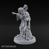 Claw Beckoning Human Swamp Priest Miniature for Dungeons and Dragons, Pathfinder or other TTRPGs