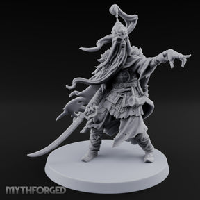 Claw Cursing Lich Boyar Miniature for Dungeons and Dragons, Pathfinder or other TTRPGs