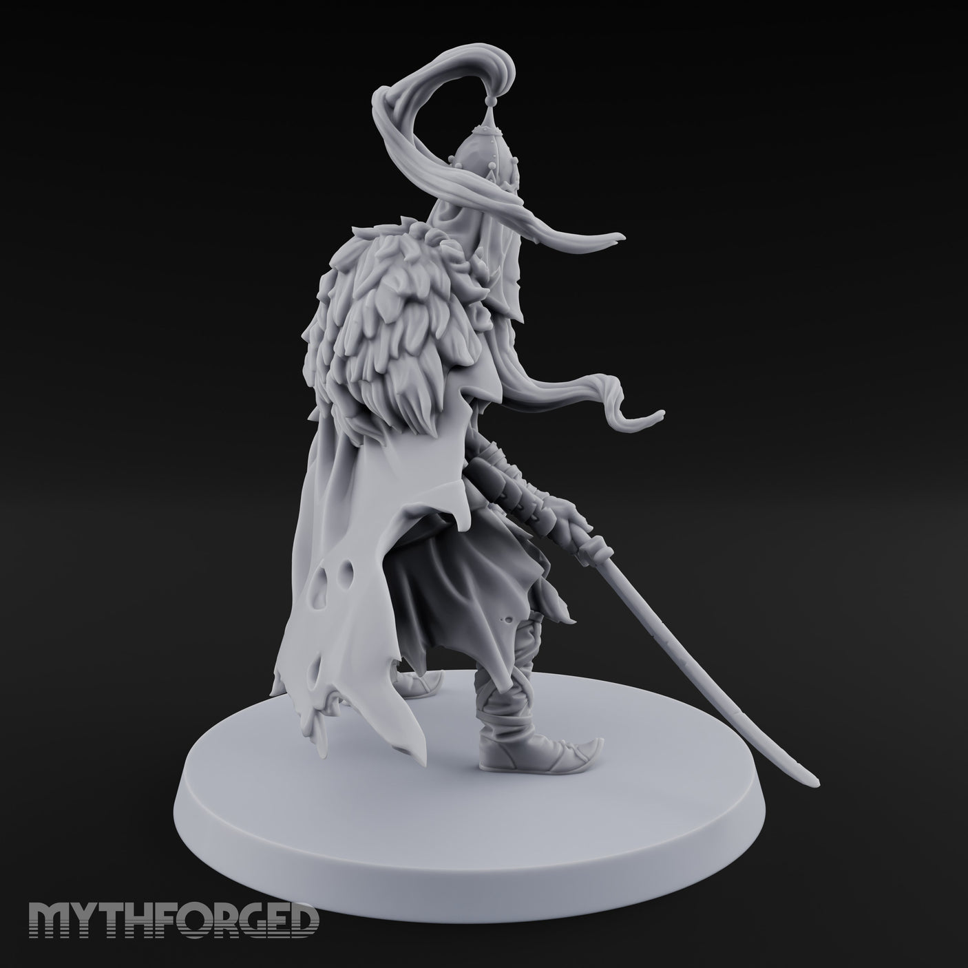 Claw Cursing Lich Boyar Miniature for Dungeons and Dragons, Pathfinder or other TTRPGs