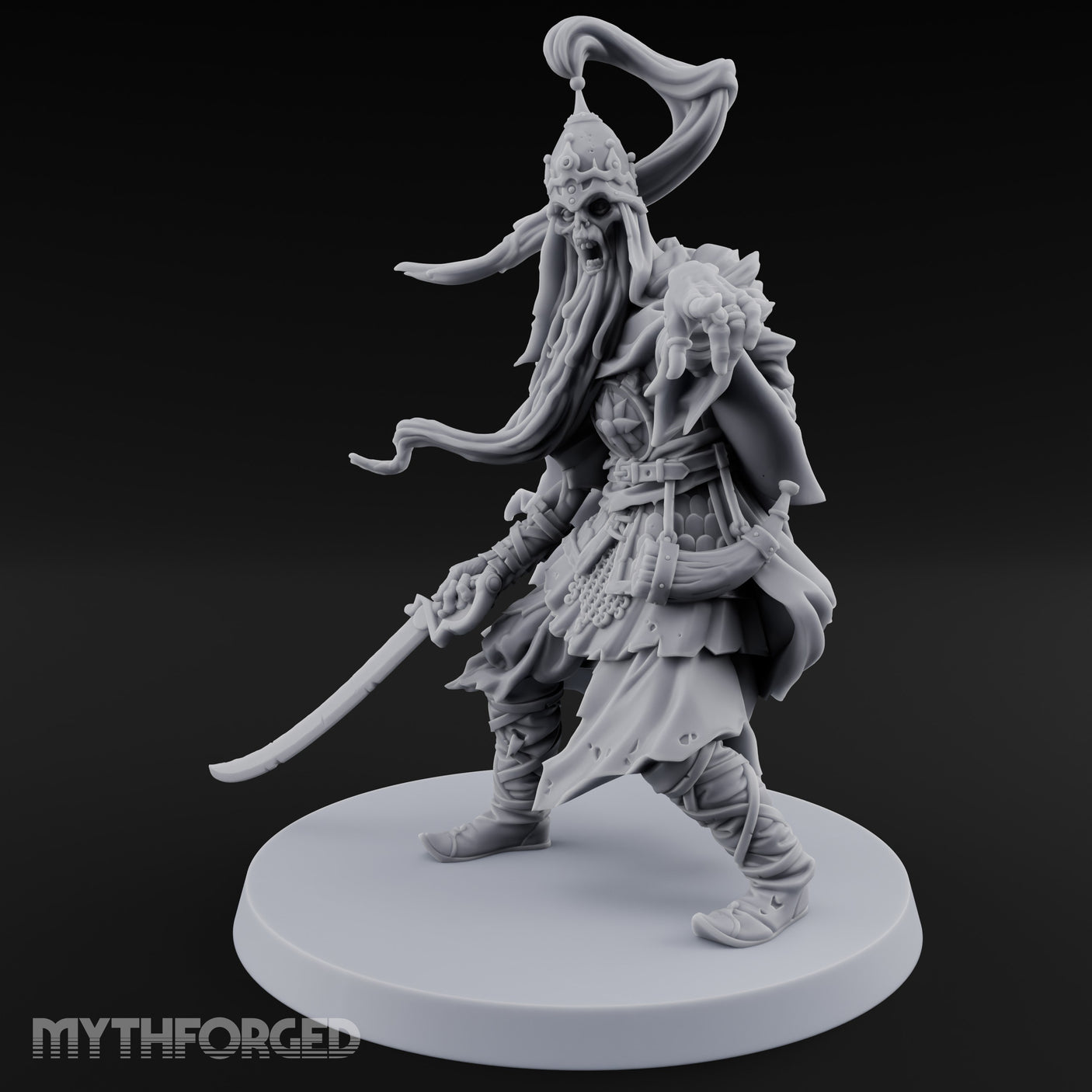 Claw Cursing Lich Boyar Miniature for Dungeons and Dragons, Pathfinder or other TTRPGs