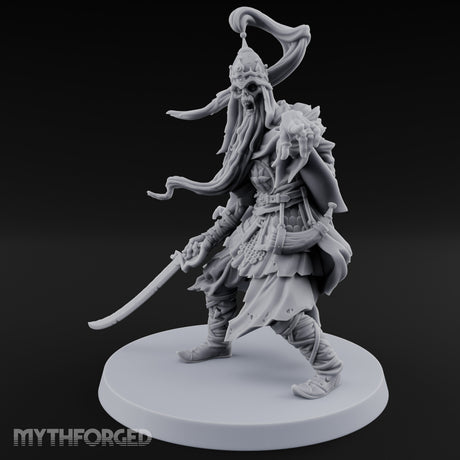 Claw Cursing Lich Boyar Miniature for Dungeons and Dragons, Pathfinder or other TTRPGs