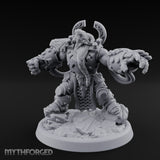 Claw Fist Swinging Dwarf Berserker