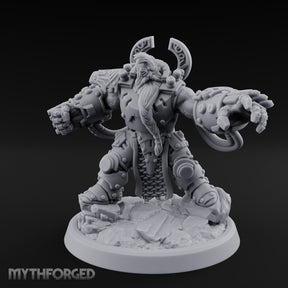 Claw Fist Swinging Dwarf Berserker