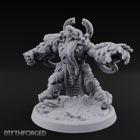 Claw Fist Swinging Dwarf Berserker