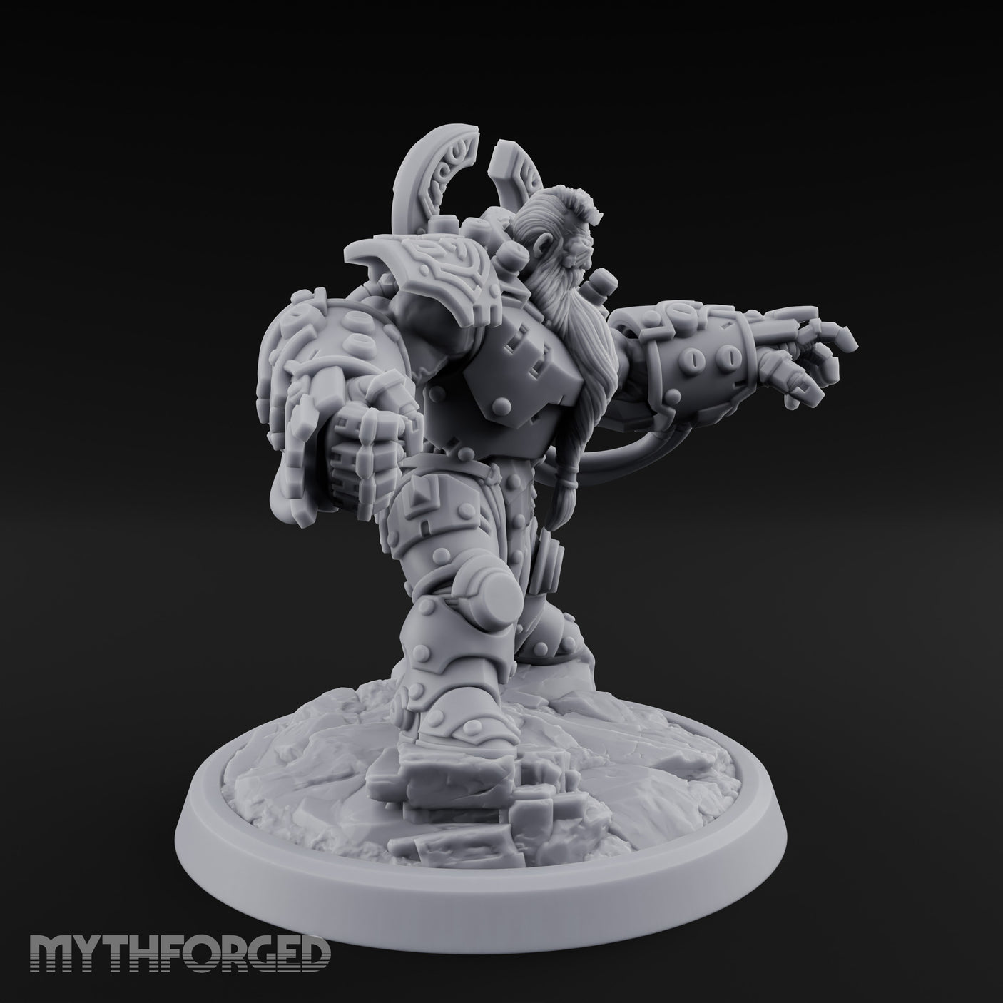 Claw Fist Swinging Dwarf Berserker gallery 3