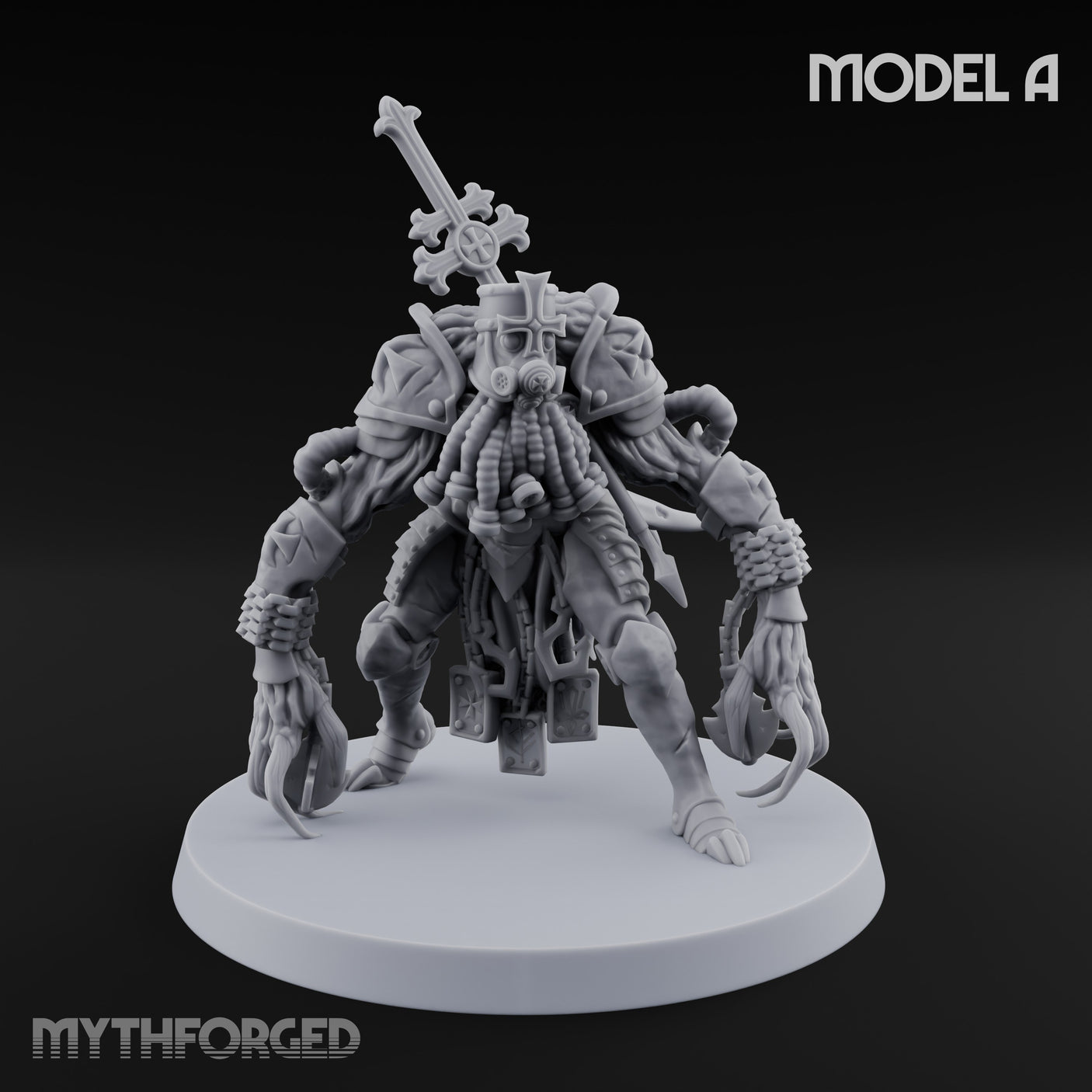 Claw Lurching Demon Beaster A Miniature for Dungeons and Dragons, Pathfinder or other TTRPGs