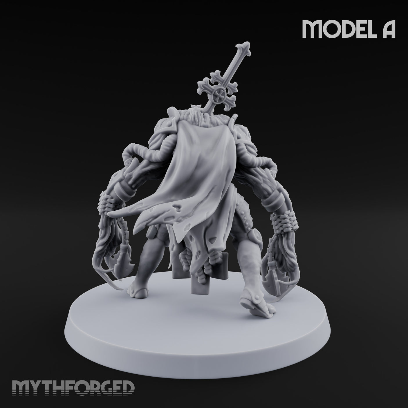 Claw Lurching Demon Beaster A Miniature for Dungeons and Dragons, Pathfinder or other TTRPGs