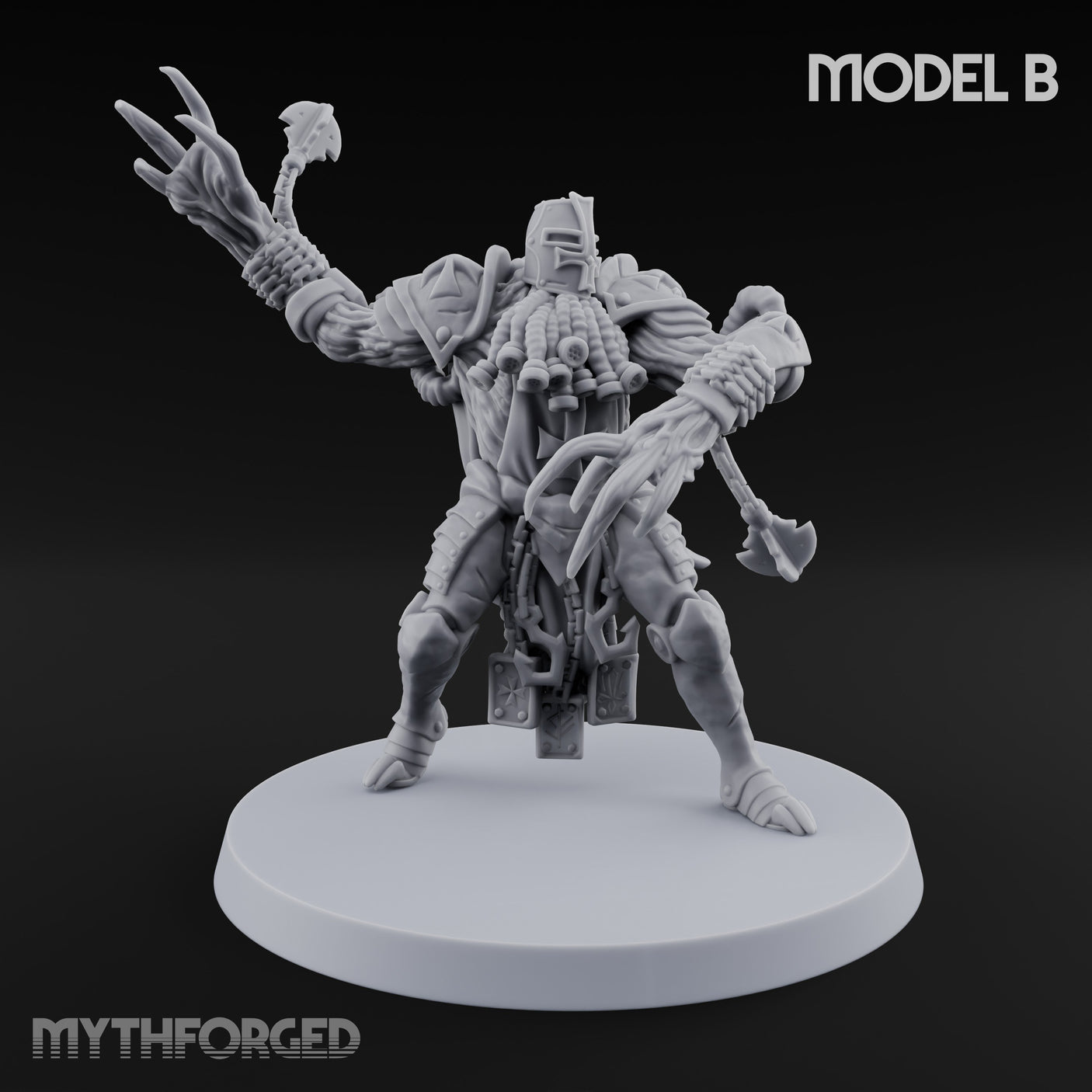 Claw Lurching Demon Beaster B Miniature for Dungeons and Dragons, Pathfinder or other TTRPGs