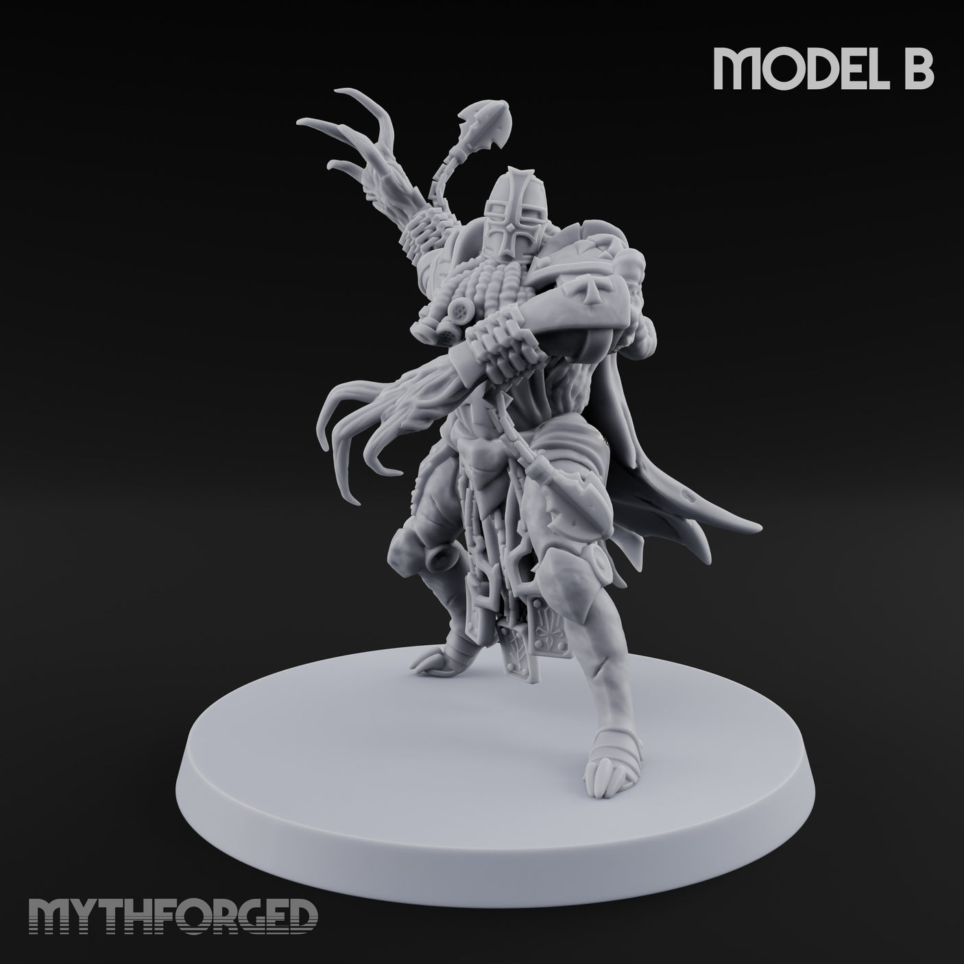 Claw Lurching Demon Beaster B Miniature for Dungeons and Dragons, Pathfinder or other TTRPGs