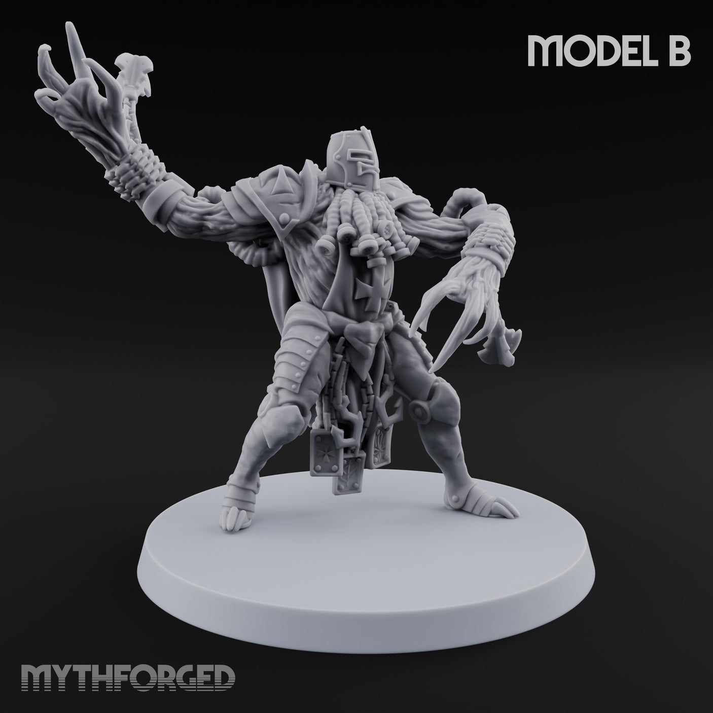 Claw Lurching Demon Beaster B Miniature for Dungeons and Dragons, Pathfinder or other TTRPGs