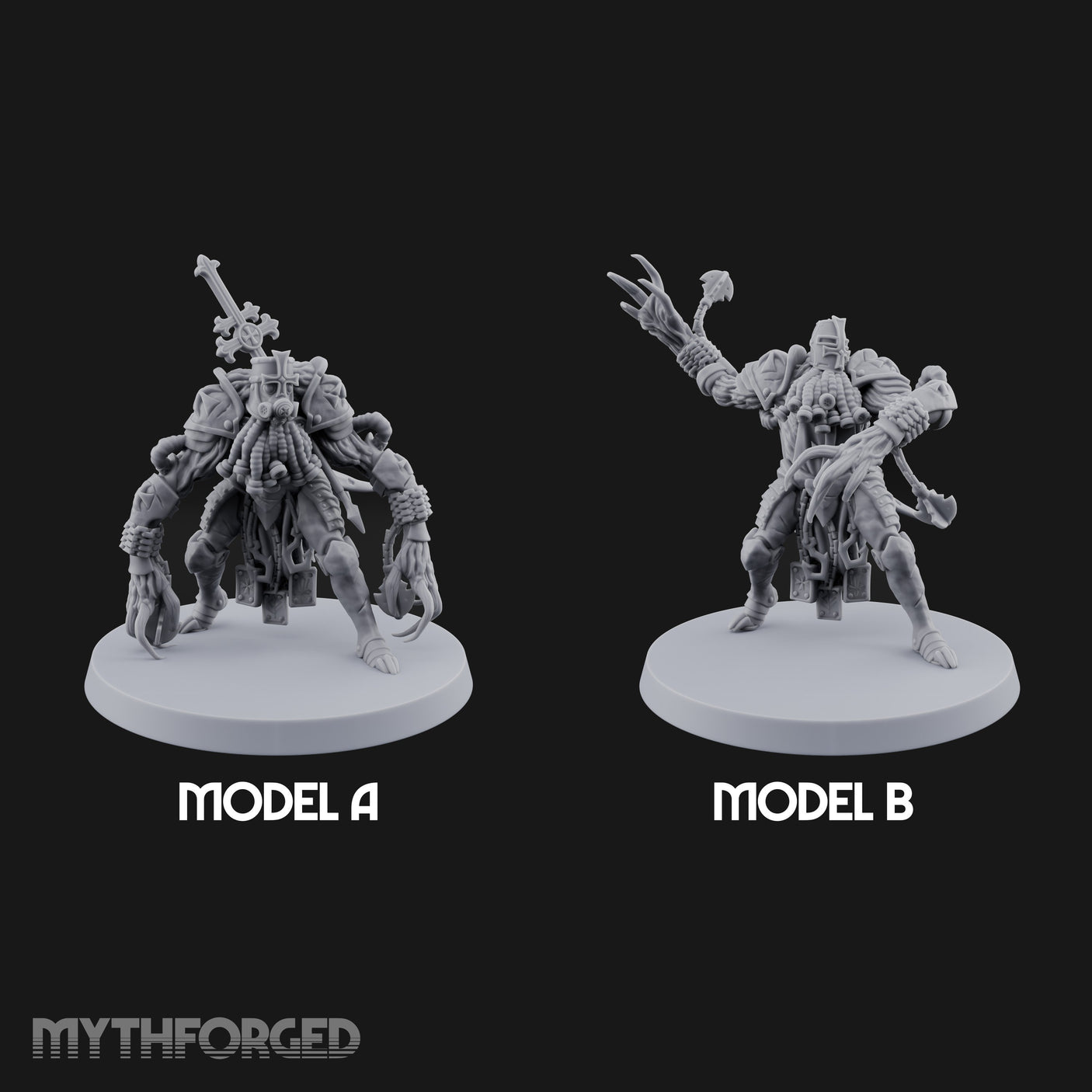 Claw Lurching Demon Beasters Miniature for Dungeons and Dragons, Pathfinder or other TTRPGs