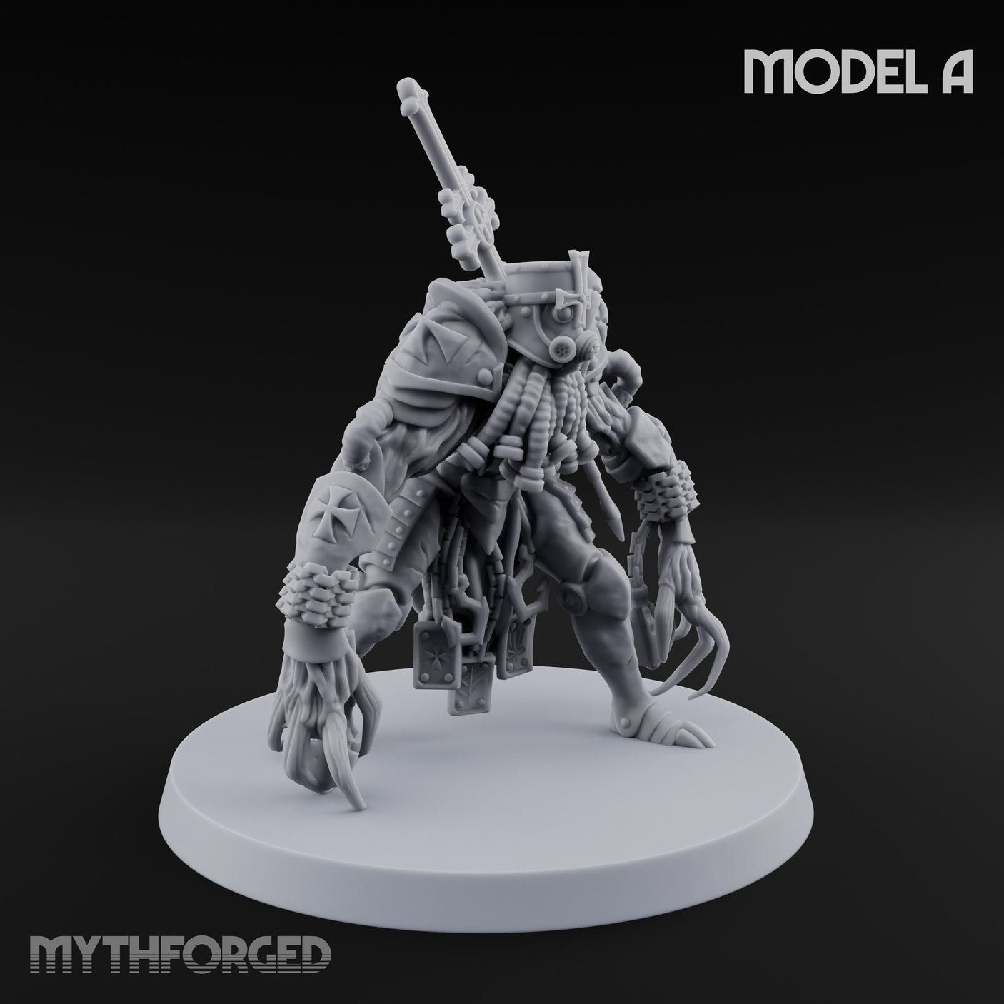 Claw Lurching Demon Beasters Miniature for Dungeons and Dragons, Pathfinder or other TTRPGs
