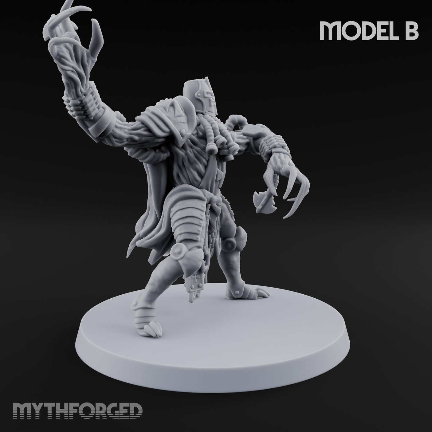 Claw Lurching Demon Beasters Miniature for Dungeons and Dragons, Pathfinder or other TTRPGs