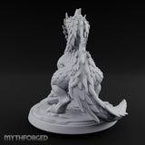Claw Planting Head Craning Drake Hatchling Miniature for Dungeons and Dragons, Pathfinder or other TTRPGs