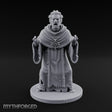 Claw Raising Mouth Screaming Human Fanatic Miniature for Dungeons and Dragons, Pathfinder or other TTRPGs