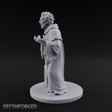 Claw Raising Mouth Screaming Human Fanatic Miniature for Dungeons and Dragons, Pathfinder or other TTRPGs