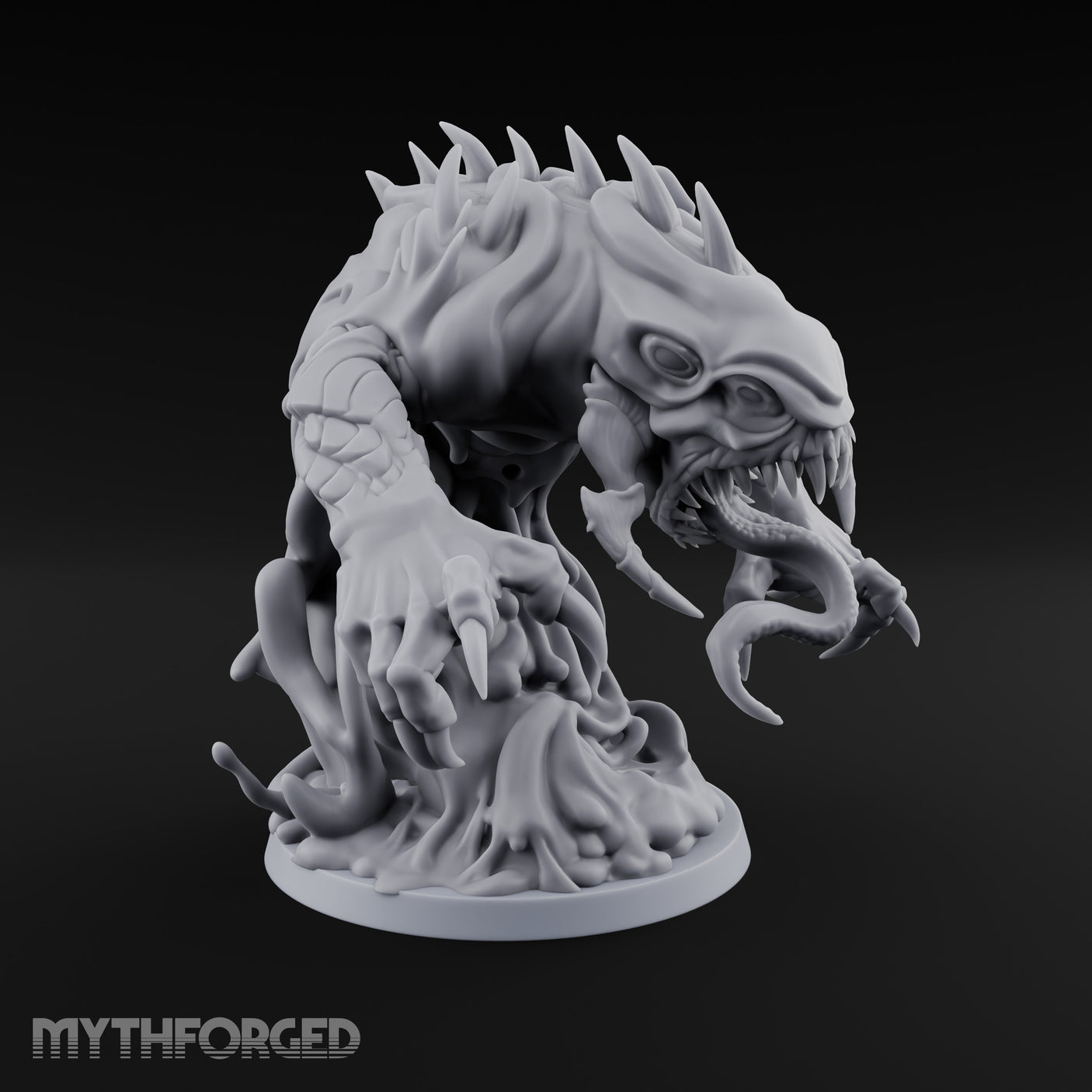 Claw Reaching Black Pudding Miniature for Dungeons and Dragons, Pathfinder or other TTRPGs