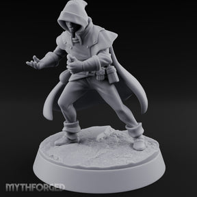 Claw Reaching Crouching Human Rogue