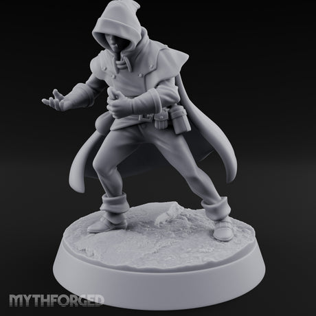 Claw Reaching Crouching Human Rogue