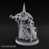 Claw Reaching Staff Planting Human Witchburner Miniature for Dungeons and Dragons, Pathfinder or other TTRPGs
