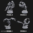 Claw Snapping Lunging Tlincalli Miniature for Dungeons and Dragons, Pathfinder or other TTRPGs