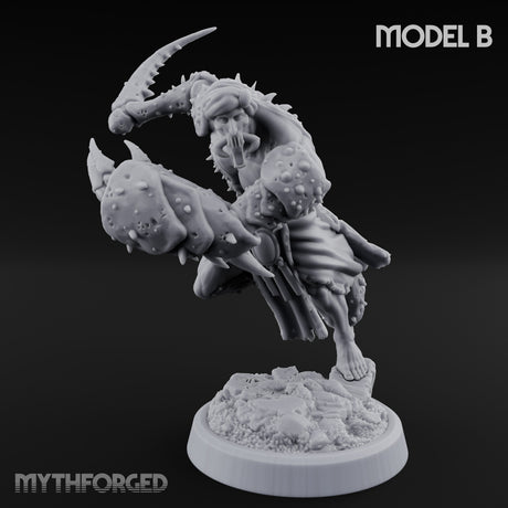 Claw Snapping Lunging Tlincalli Miniature for Dungeons and Dragons, Pathfinder or other TTRPGs