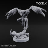 Claw Snapping Lunging Tlincalli Miniature for Dungeons and Dragons, Pathfinder or other TTRPGs