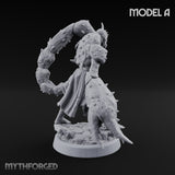Claw Snapping Lunging Tlincalli A Miniature for Dungeons and Dragons, Pathfinder or other TTRPGs