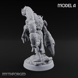 Claw Snapping Lunging Tlincalli A Miniature for Dungeons and Dragons, Pathfinder or other TTRPGs