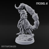 Claw Snapping Lunging Tlincalli A Miniature for Dungeons and Dragons, Pathfinder or other TTRPGs