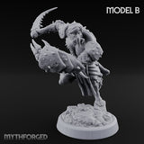 Claw Snapping Lunging Tlincalli B Miniature for Dungeons and Dragons, Pathfinder or other TTRPGs