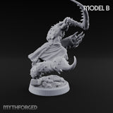 Claw Snapping Lunging Tlincalli B Miniature for Dungeons and Dragons, Pathfinder or other TTRPGs