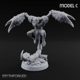 Claw Snapping Lunging Tlincalli C Miniature for Dungeons and Dragons, Pathfinder or other TTRPGs