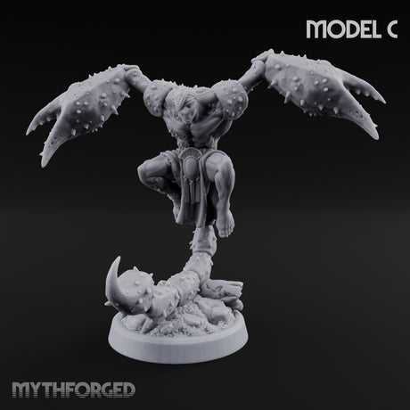 Claw Snapping Lunging Tlincalli C Miniature for Dungeons and Dragons, Pathfinder or other TTRPGs