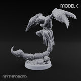 Claw Snapping Lunging Tlincalli C Miniature for Dungeons and Dragons, Pathfinder or other TTRPGs