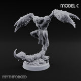 Claw Snapping Lunging Tlincalli C Miniature for Dungeons and Dragons, Pathfinder or other TTRPGs