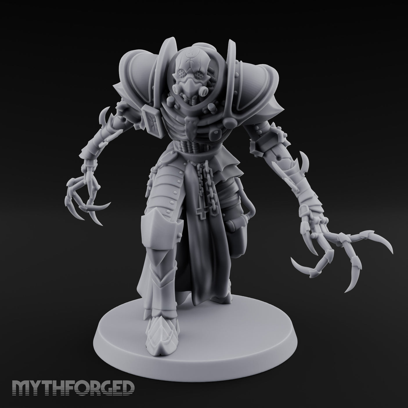 Claw Swiping Stalking Goetic Warlock Miniature for Dungeons and Dragons, Pathfinder or other TTRPGs
