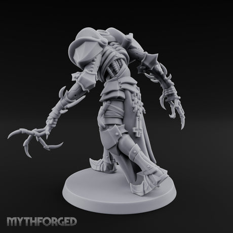 Claw Swiping Stalking Goetic Warlock Miniature for Dungeons and Dragons, Pathfinder or other TTRPGs
