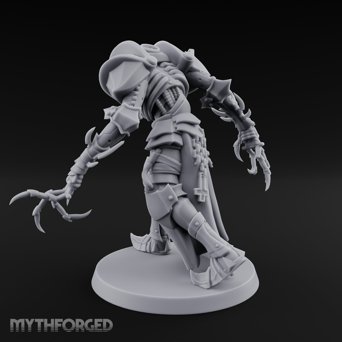 Claw Swiping Stalking Goetic Warlock Miniature for Dungeons and Dragons, Pathfinder or other TTRPGs