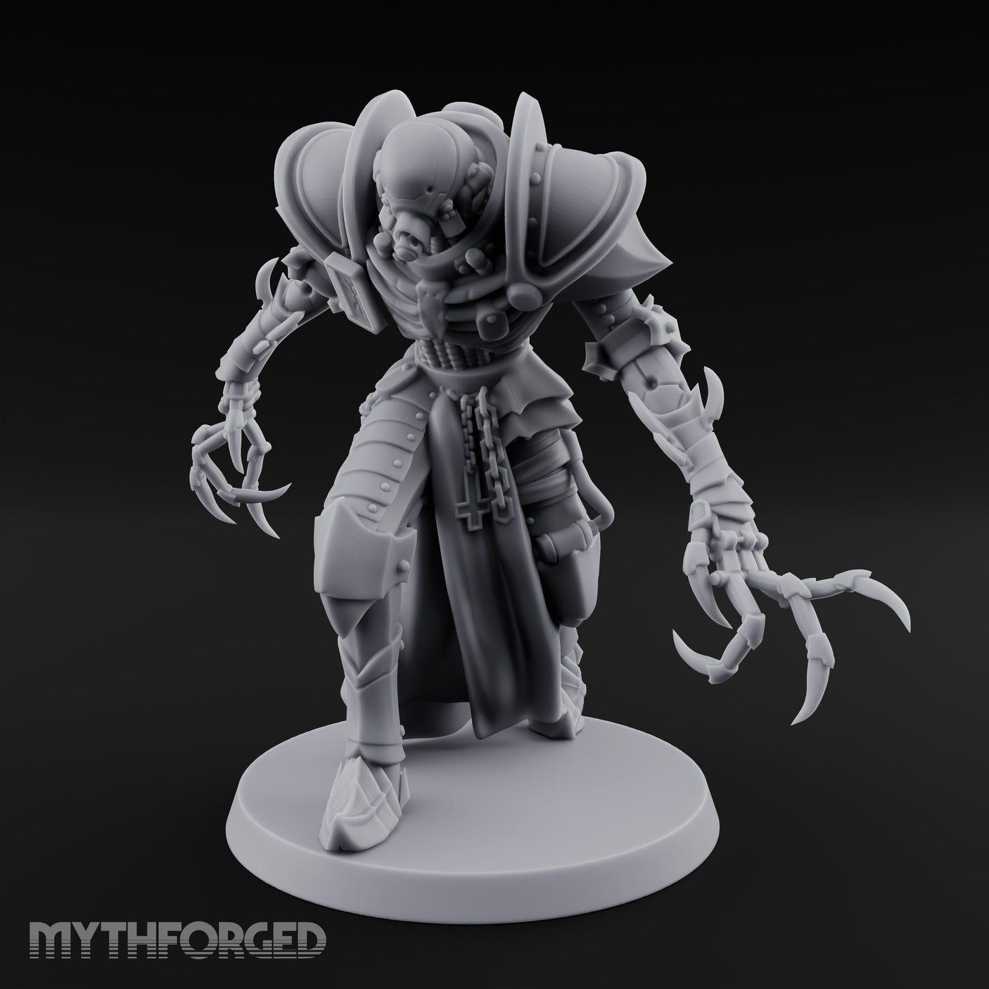 Claw Swiping Stalking Goetic Warlock Miniature for Dungeons and Dragons, Pathfinder or other TTRPGs