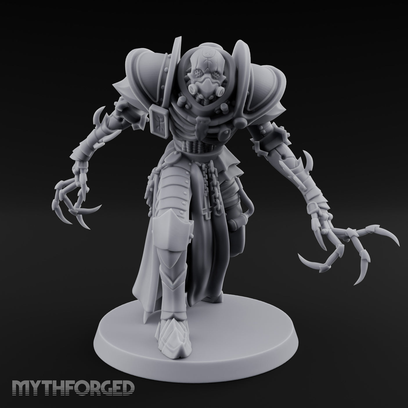 Claw Swiping Stalking Goetic Warlock Miniature for Dungeons and Dragons, Pathfinder or other TTRPGs