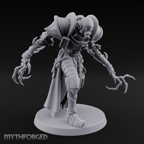 Claw Swiping Stalking Goetic Warlock Miniature for Dungeons and Dragons, Pathfinder or other TTRPGs