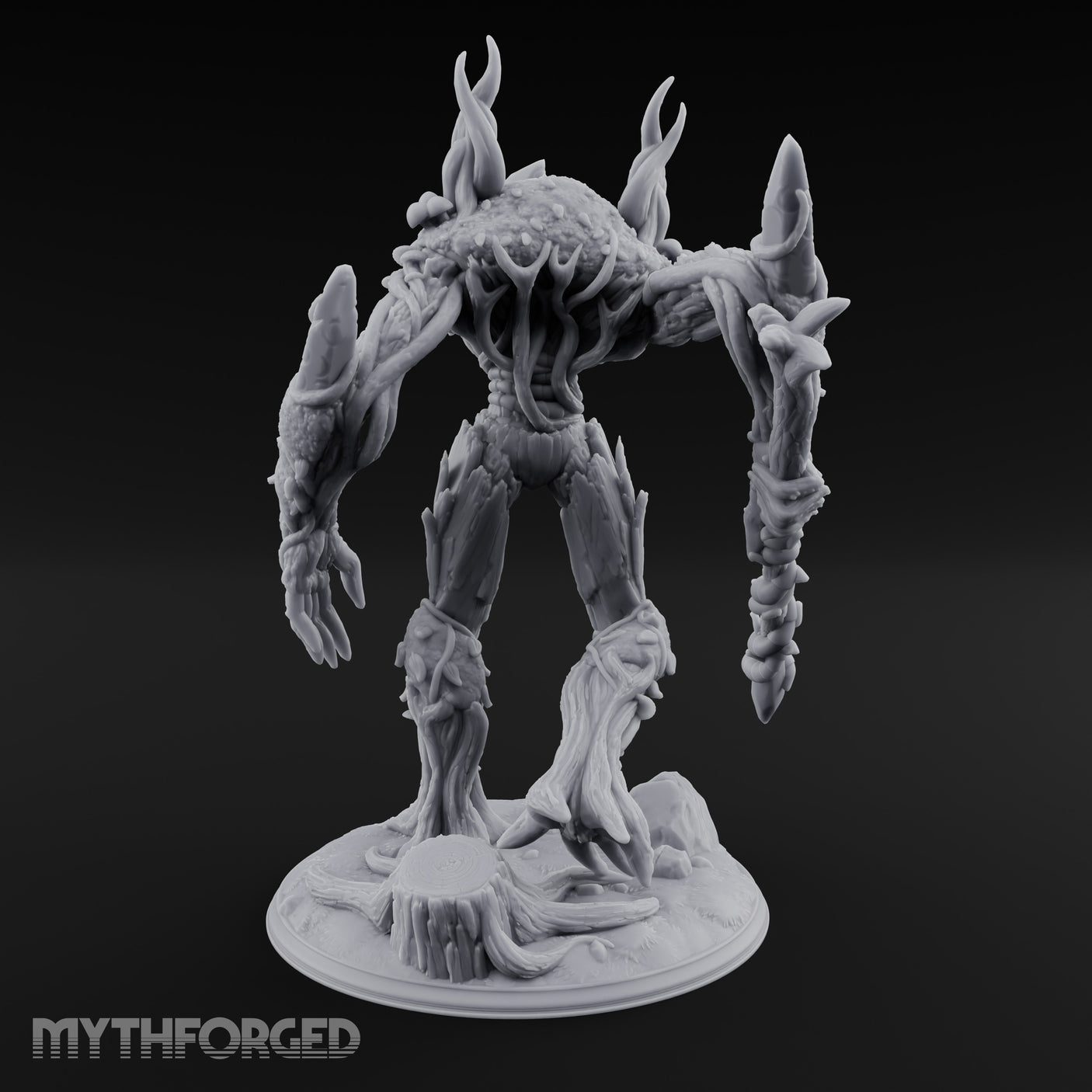 Claw Swiping Treant Stalker Miniature for Dungeons and Dragons, Pathfinder or other TTRPGs