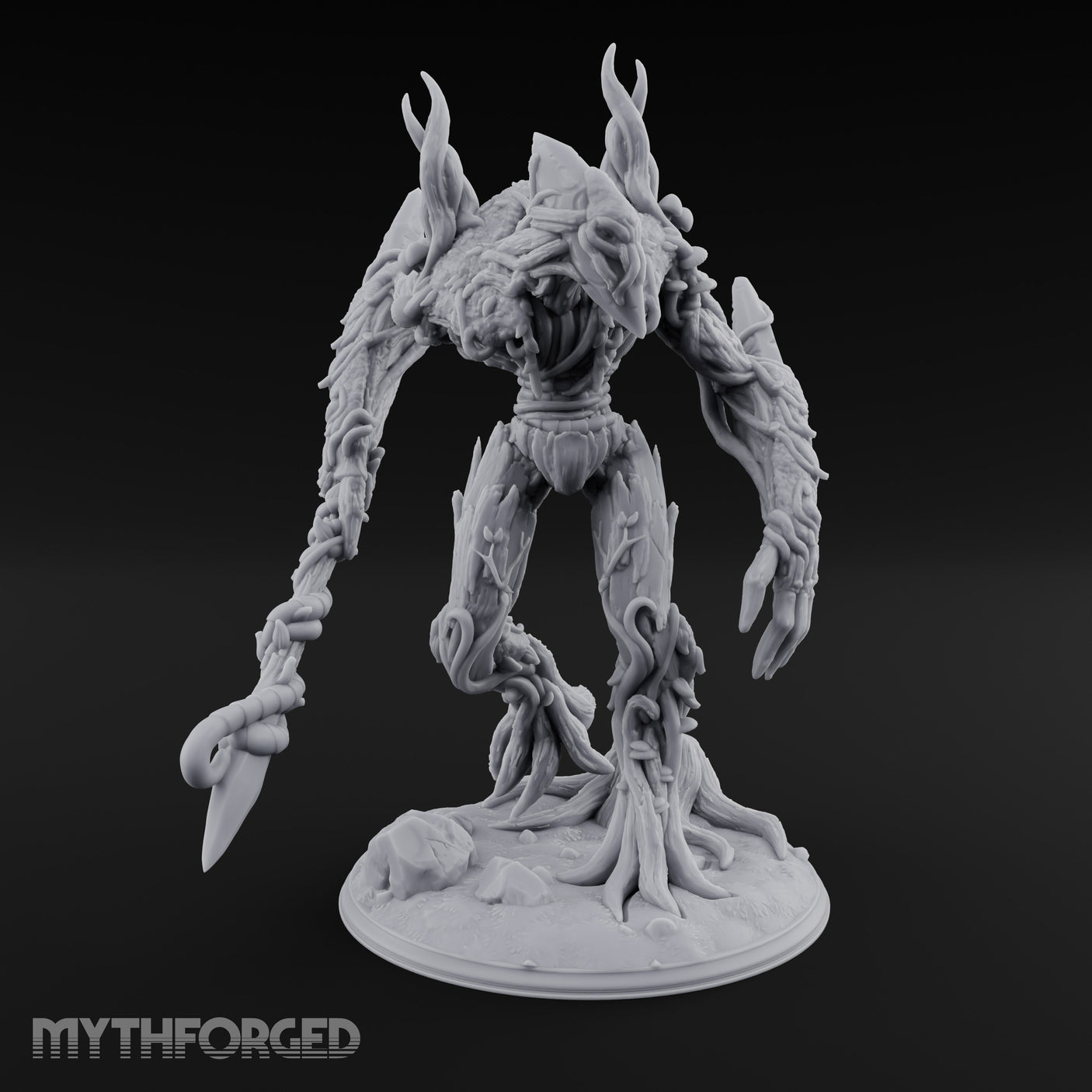 Claw Swiping Treant Stalker Miniature for Dungeons and Dragons, Pathfinder or other TTRPGs