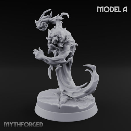 Clawing And Writhing Oni Minion A Miniature for Dungeons and Dragons, Pathfinder or other TTRPGs