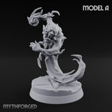 Clawing And Writhing Oni Minion A Miniature for Dungeons and Dragons, Pathfinder or other TTRPGs