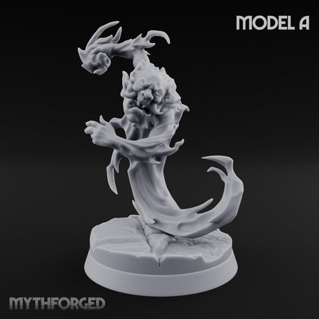 Clawing And Writhing Oni Minion A Miniature for Dungeons and Dragons, Pathfinder or other TTRPGs