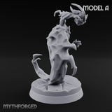 Clawing And Writhing Oni Minion A Miniature for Dungeons and Dragons, Pathfinder or other TTRPGs