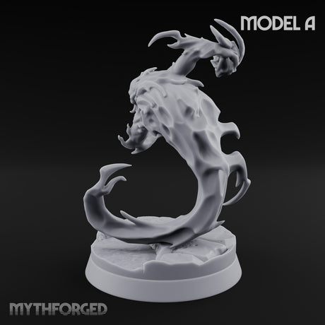 Clawing And Writhing Oni Minion A Miniature for Dungeons and Dragons, Pathfinder or other TTRPGs
